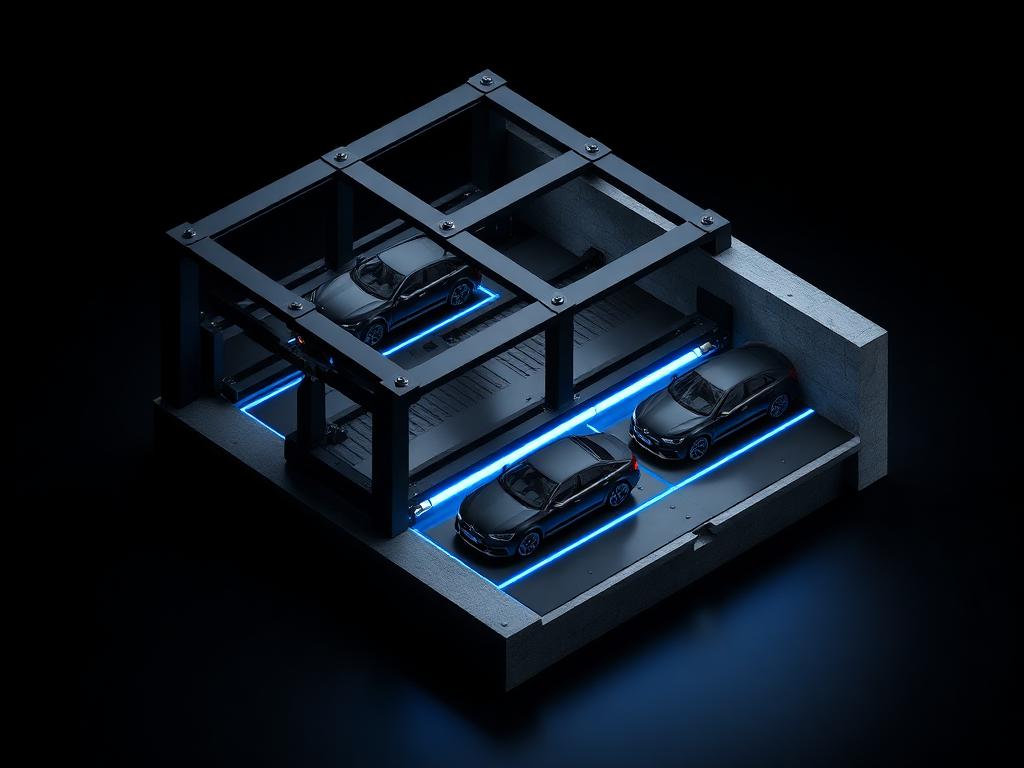 Puzzleparker 542 automated parking system