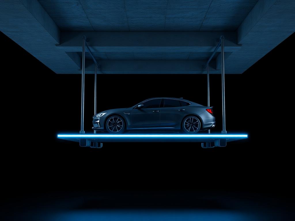 SuspendedParker 400 automated parking system